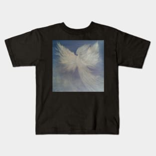 Angel Watching Over Us Clouds Beautiful Angel design Gifts Kids T-Shirt